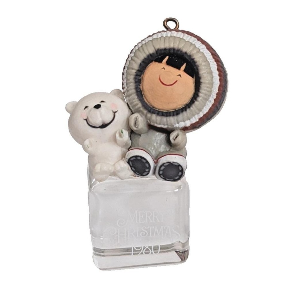 Vintage 1980 Hallmark Frosty Friends Cool Yule Ornament 1st in Series NO BOOKS